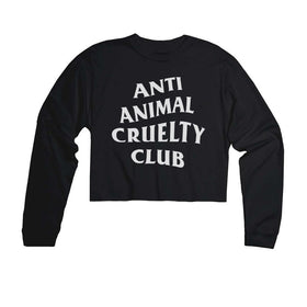 Unisex | Anti Animal Cruelty Club | Cutie Long Sleeve - Arm The Animals Clothing Co.