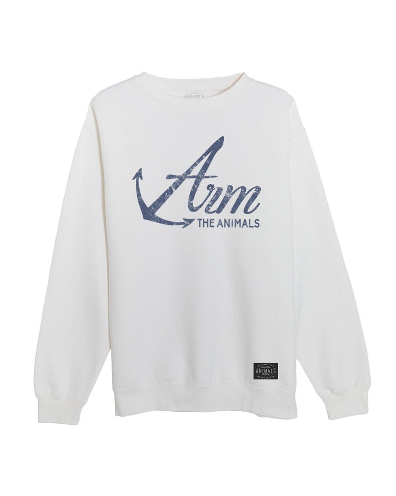 Load image into Gallery viewer, Unisex | Armed Anchor | Crewneck Sweatshirt - Arm The Animals Clothing Co.
