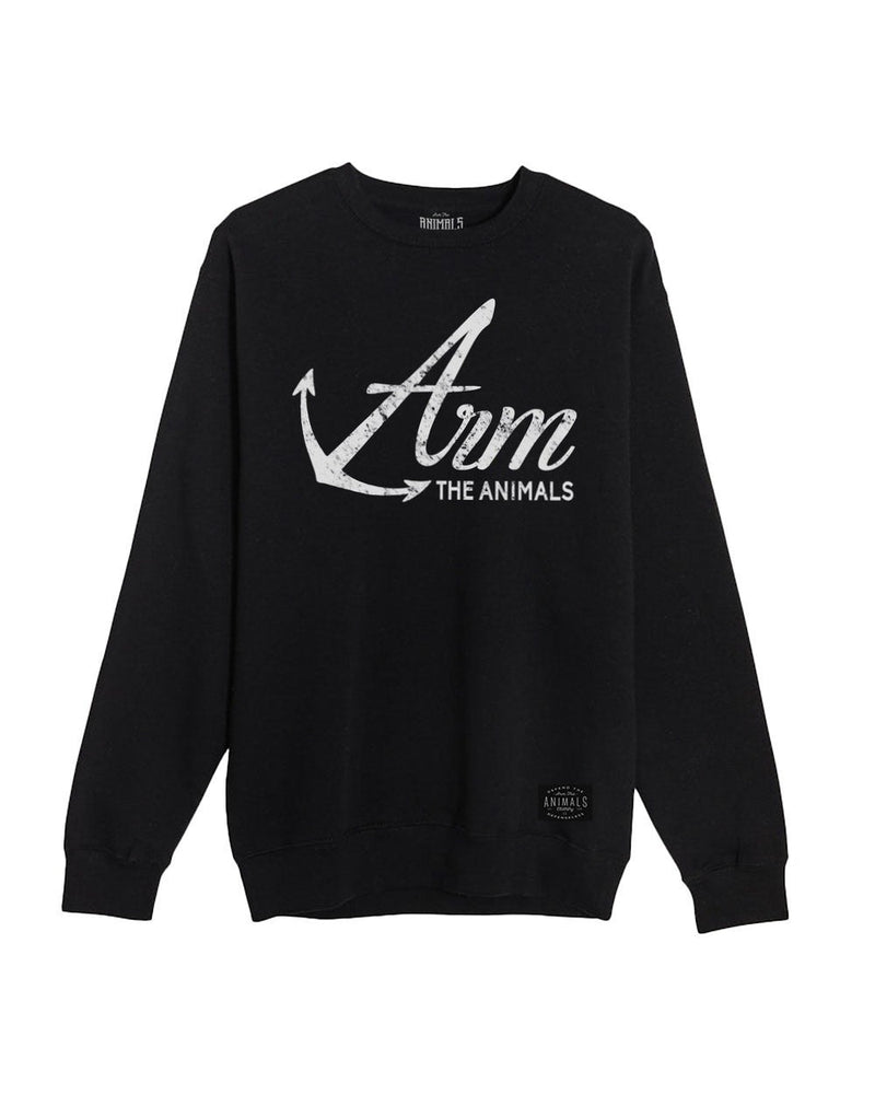 Load image into Gallery viewer, Unisex | Armed Anchor | Crewneck Sweatshirt - Arm The Animals Clothing Co.
