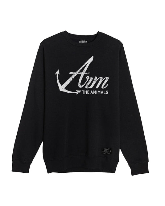 Unisex | Armed Anchor | Crewneck Sweatshirt - Arm The Animals Clothing Co.