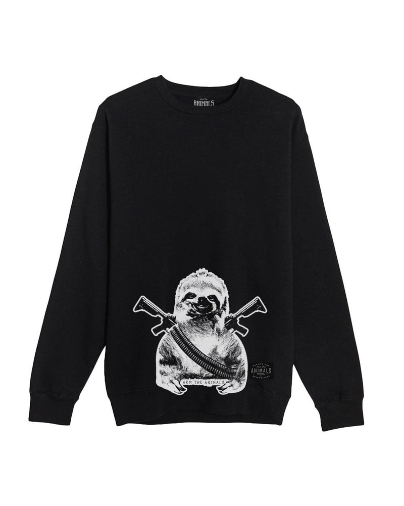 Load image into Gallery viewer, Unisex | Artillery Sloth | Crewneck Sweatshirt - Arm The Animals Clothing Co.
