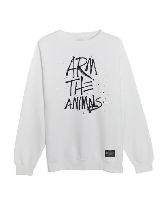 Unisex | ATA Splatter Logo | Crewneck Sweatshirt - Arm The Animals Clothing Co.