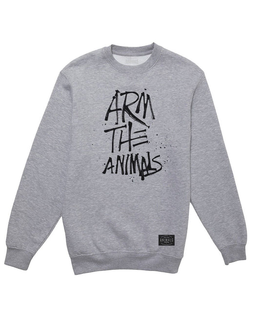 Unisex | ATA Splatter Logo | Crewneck Sweatshirt - Arm The Animals Clothing Co.