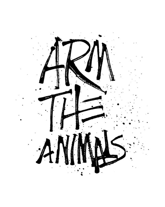 Unisex | ATA Splatter Logo | Hoodie - Arm The Animals Clothing Co.