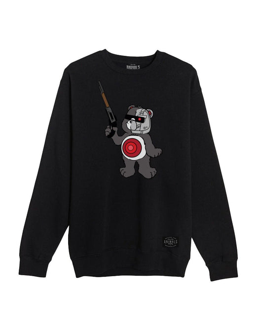 Unisex | B-800 Judgement Bear | Crewneck Sweatshirt - Arm The Animals Clothing Co.