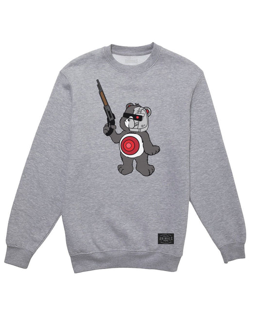 Unisex | B-800 Judgement Bear | Crewneck Sweatshirt - Arm The Animals Clothing Co.