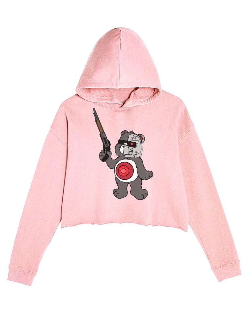 Load image into Gallery viewer, Unisex | B-800 Judgement Bear | Crop Hoodie - Arm The Animals Clothing Co.
