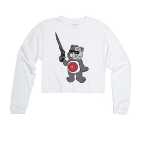 Unisex | B-800 Judgement Bear | Cutie Long Sleeve - Arm The Animals Clothing Co.