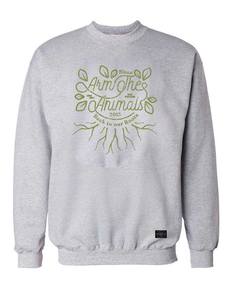 Load image into Gallery viewer, Unisex | Back To Our Roots | Crewneck Sweatshirt - Arm The Animals Clothing Co.
