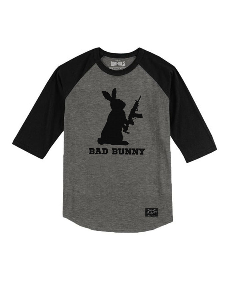 Load image into Gallery viewer, Unisex | Bad Bunny | 3/4 Sleeve Raglan - Arm The Animals Clothing Co.
