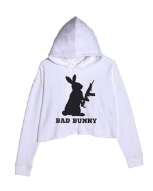 Unisex | Bad Bunny | Crop Hoodie - Arm The Animals Clothing Co.