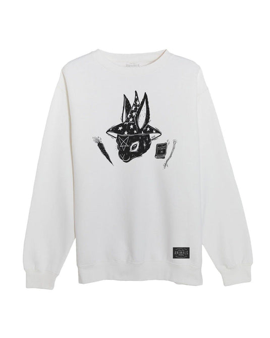 Unisex | Balefire Bunny | Crewneck Sweatshirt - Arm The Animals Clothing Co.