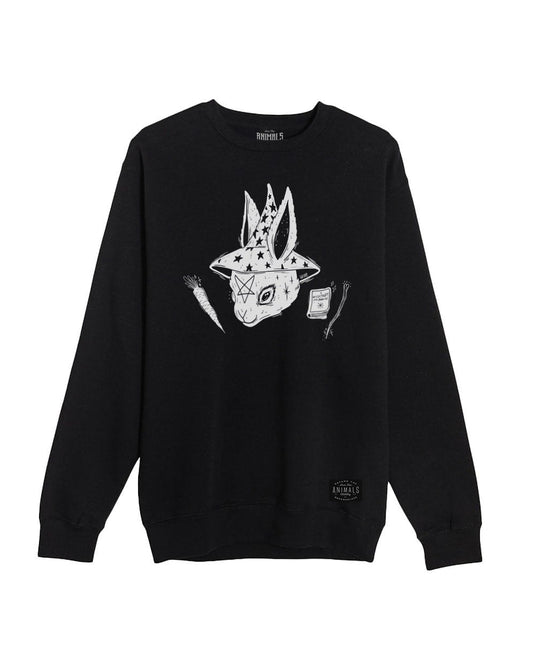 Unisex | Balefire Bunny | Crewneck Sweatshirt - Arm The Animals Clothing Co.