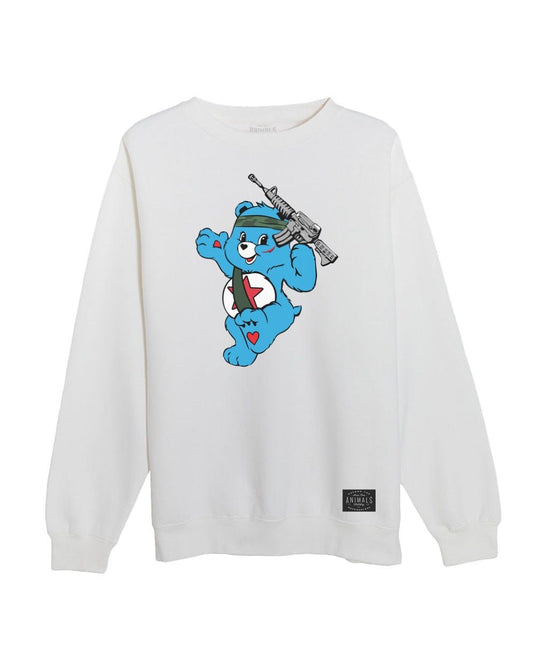 Unisex | Bambo First Blood | Crewneck Sweatshirt - Arm The Animals Clothing Co.