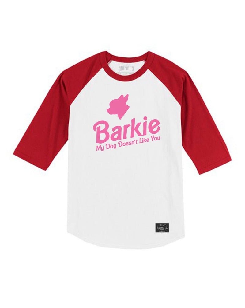 Load image into Gallery viewer, Unisex | Barkie | 3/4 Sleeve Raglan - Arm The Animals Clothing LLC
