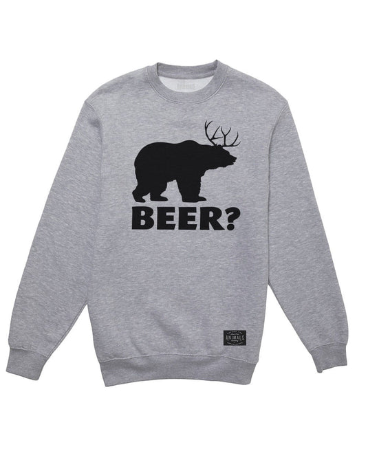 Unisex | BEER? | Crewneck Sweatshirt - Arm The Animals Clothing Co.