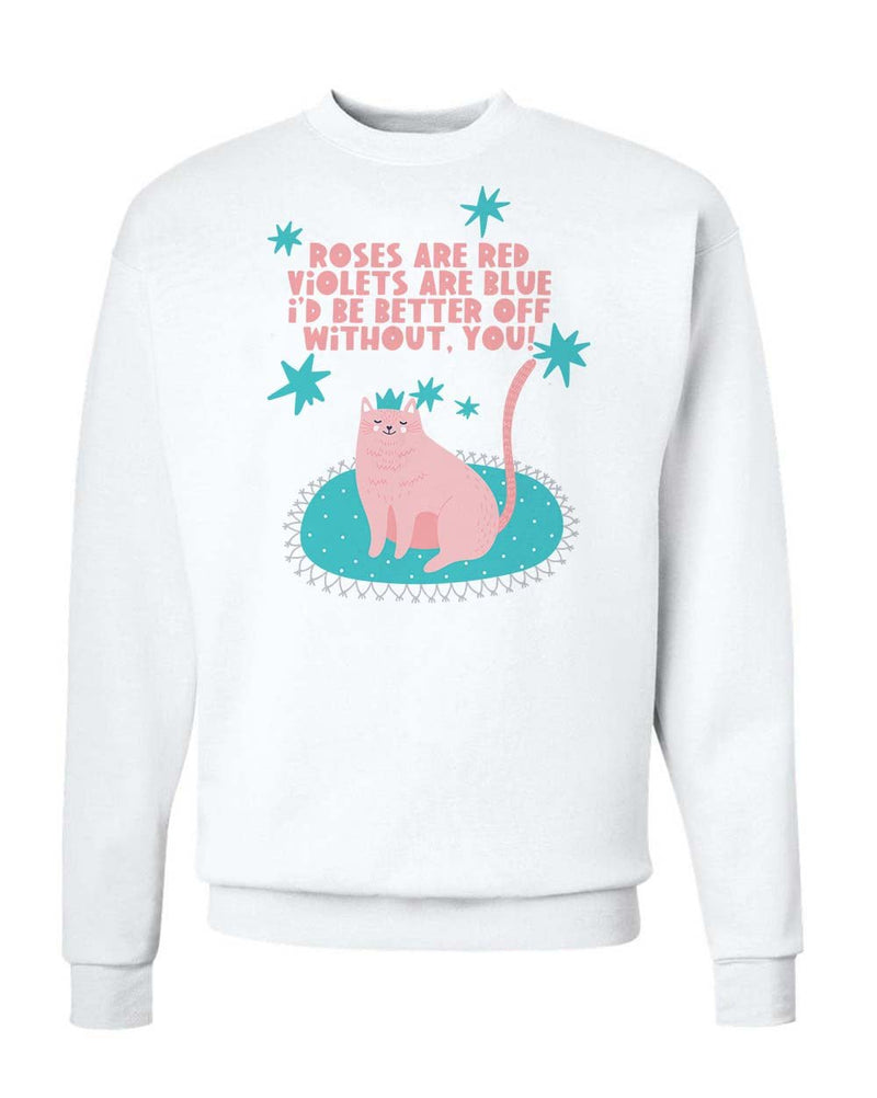 Load image into Gallery viewer, Unisex | Better Off Without You | Crewneck Sweatshirt - Arm The Animals Clothing Co.
