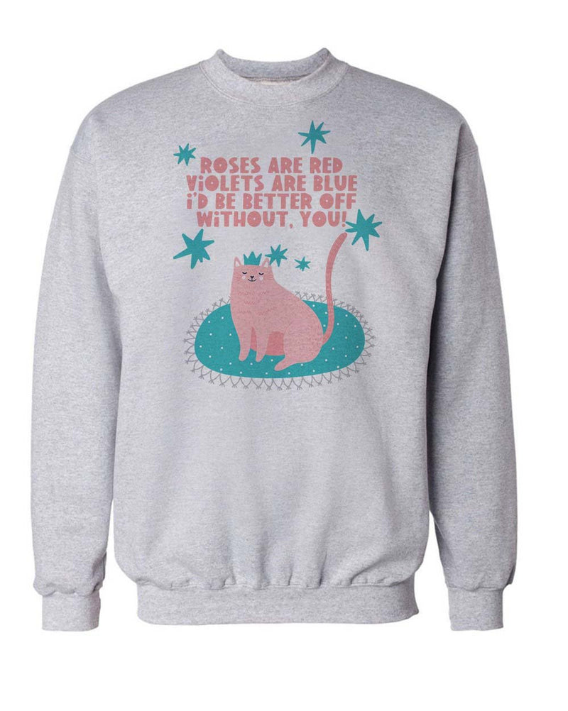 Load image into Gallery viewer, Unisex | Better Off Without You | Crewneck Sweatshirt - Arm The Animals Clothing Co.
