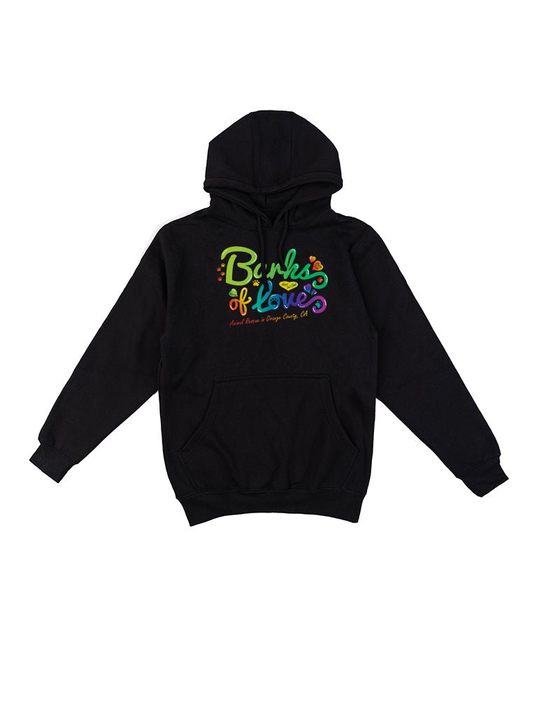 Load image into Gallery viewer, Unisex | BOL Rainbow Logo | Hoodie - Arm The Animals Clothing Co.
