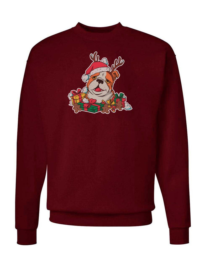 Load image into Gallery viewer, Unisex | Bulldog Christmas | Crewneck Sweatshirt - Arm The Animals Clothing LLC
