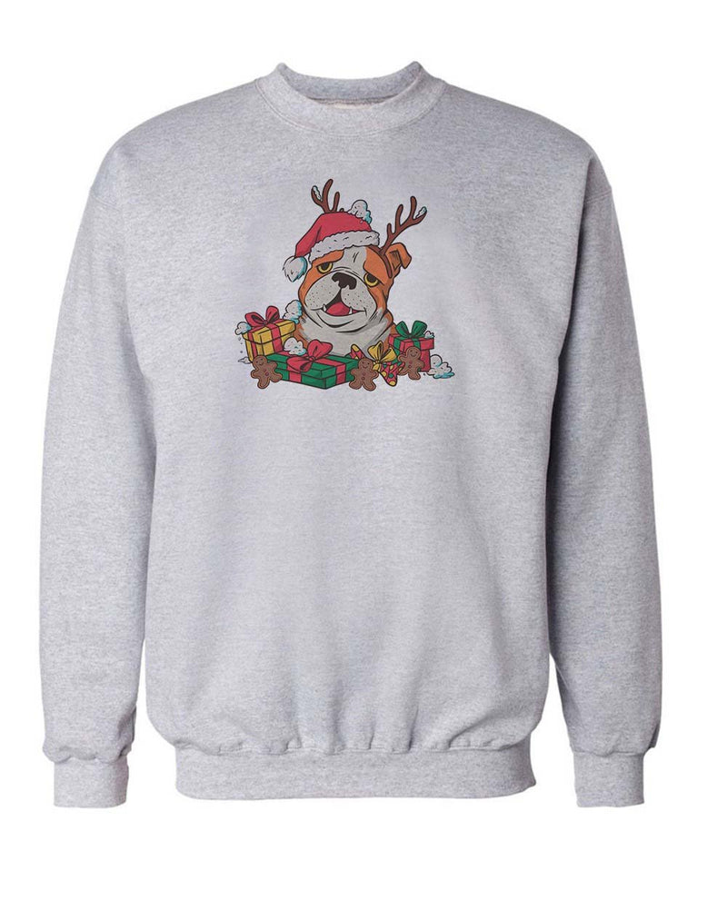 Load image into Gallery viewer, Unisex | Bulldog Christmas | Crewneck Sweatshirt - Arm The Animals Clothing LLC
