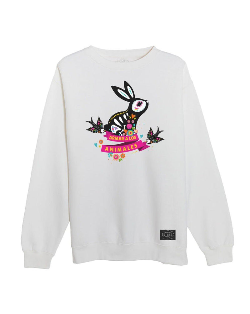 Load image into Gallery viewer, Unisex | Bunny Alebrije | Crewneck Sweatshirt - Arm The Animals Clothing Co.
