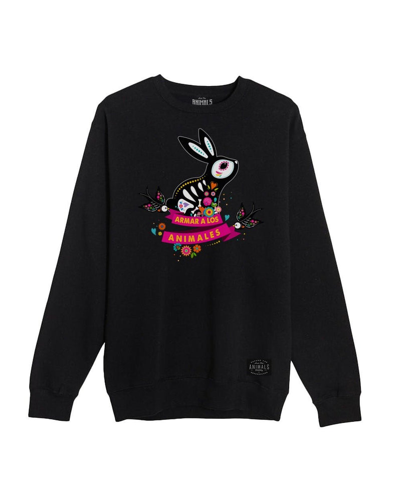 Load image into Gallery viewer, Unisex | Bunny Alebrije | Crewneck Sweatshirt - Arm The Animals Clothing Co.
