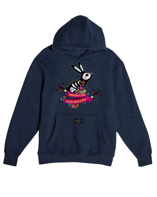 Unisex | Bunny Alebrije | Hoodie - Arm The Animals Clothing Co.