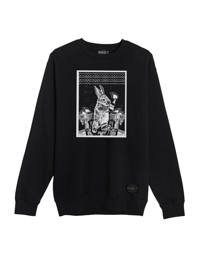 Load image into Gallery viewer, Unisex | Bunzilla | Crewneck Sweatshirt - Arm The Animals Clothing Co.
