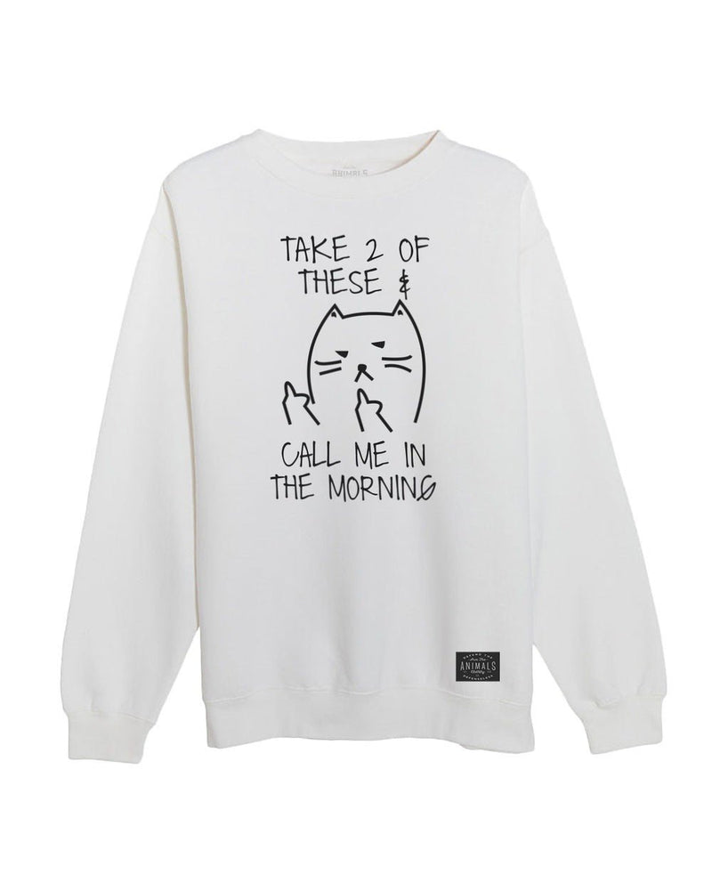 Load image into Gallery viewer, Unisex | Call Me In The Morning | Crewneck Sweatshirt - Arm The Animals Clothing Co.
