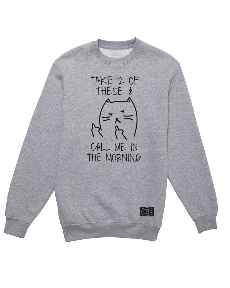 Load image into Gallery viewer, Unisex | Call Me In The Morning | Crewneck Sweatshirt - Arm The Animals Clothing Co.
