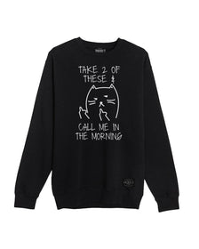 Unisex | Call Me In The Morning | Crewneck Sweatshirt - Arm The Animals Clothing Co.