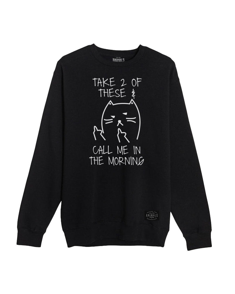 Load image into Gallery viewer, Unisex | Call Me In The Morning | Crewneck Sweatshirt - Arm The Animals Clothing Co.
