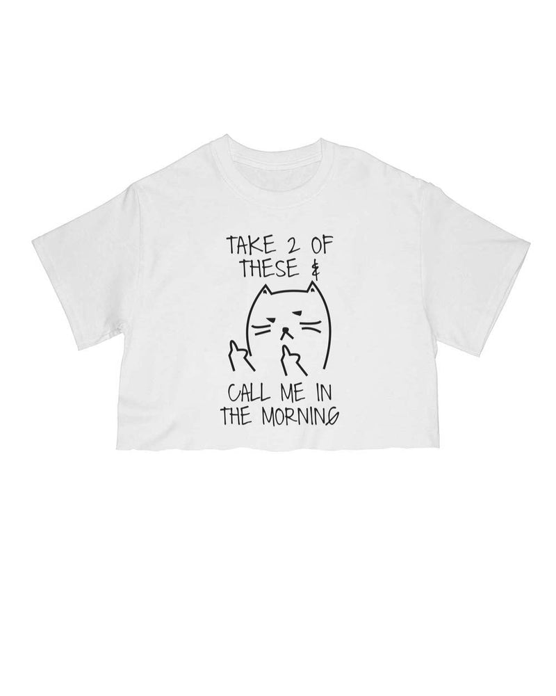 Load image into Gallery viewer, Unisex | Call Me In The Morning | Cut Tee - Arm The Animals Clothing Co.
