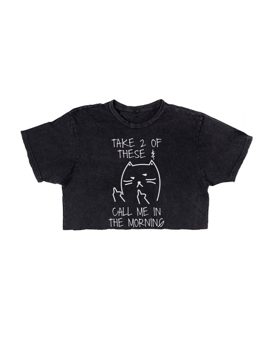 Unisex | Call Me In The Morning | Cut Tee - Arm The Animals Clothing Co.