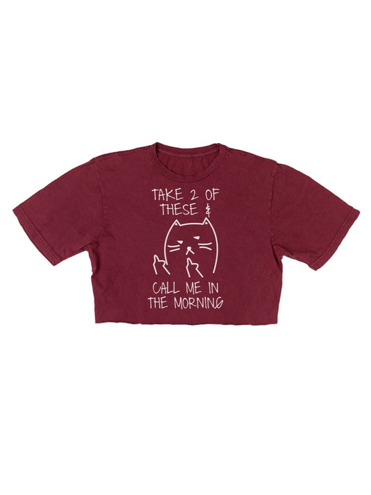 Unisex | Call Me In The Morning | Cut Tee - Arm The Animals Clothing Co.