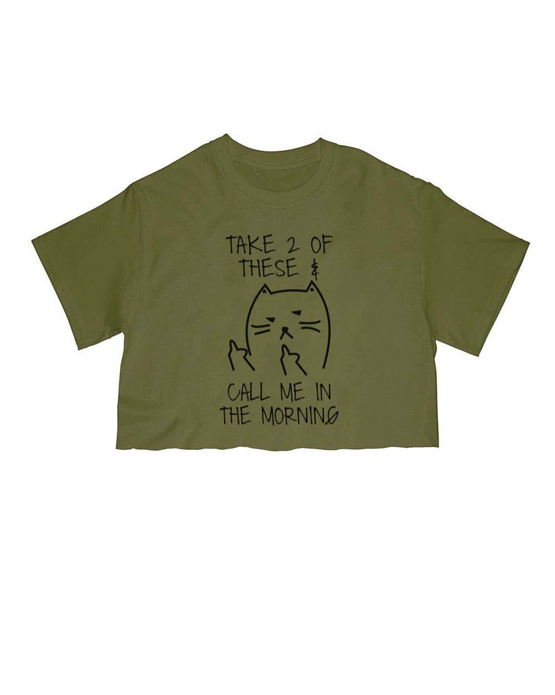 Load image into Gallery viewer, Unisex | Call Me In The Morning | Cut Tee - Arm The Animals Clothing Co.
