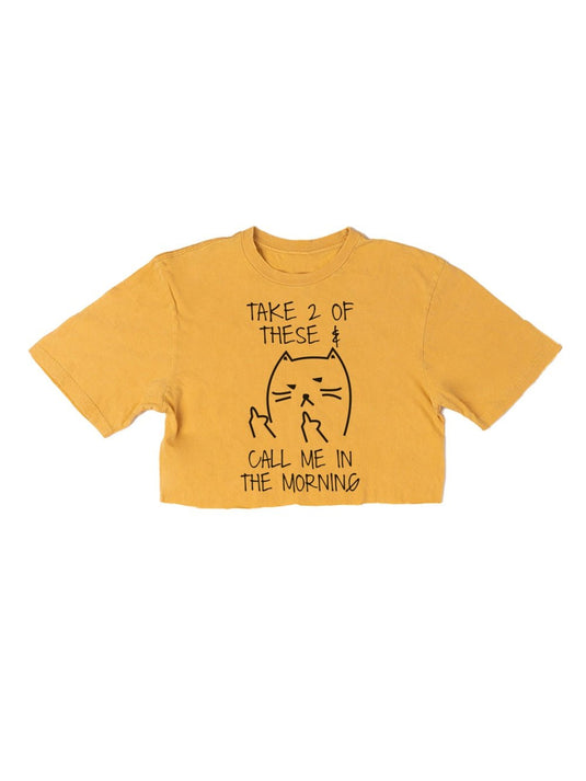 Unisex | Call Me In The Morning | Cut Tee - Arm The Animals Clothing Co.