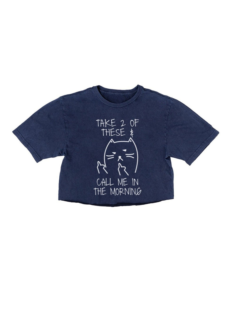 Load image into Gallery viewer, Unisex | Call Me In The Morning | Cut Tee - Arm The Animals Clothing Co.
