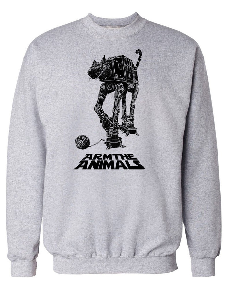 Load image into Gallery viewer, Unisex | CAT-AT | Crewneck Sweatshirt - Arm The Animals Clothing Co.
