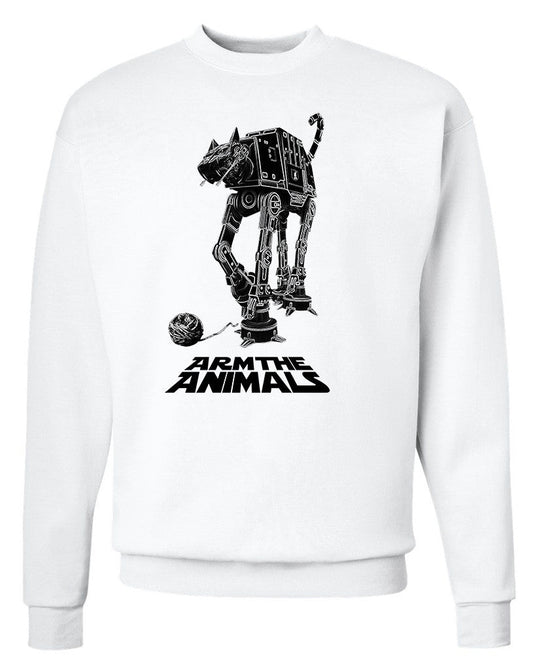 Unisex | CAT-AT | Crewneck Sweatshirt - Arm The Animals Clothing Co.