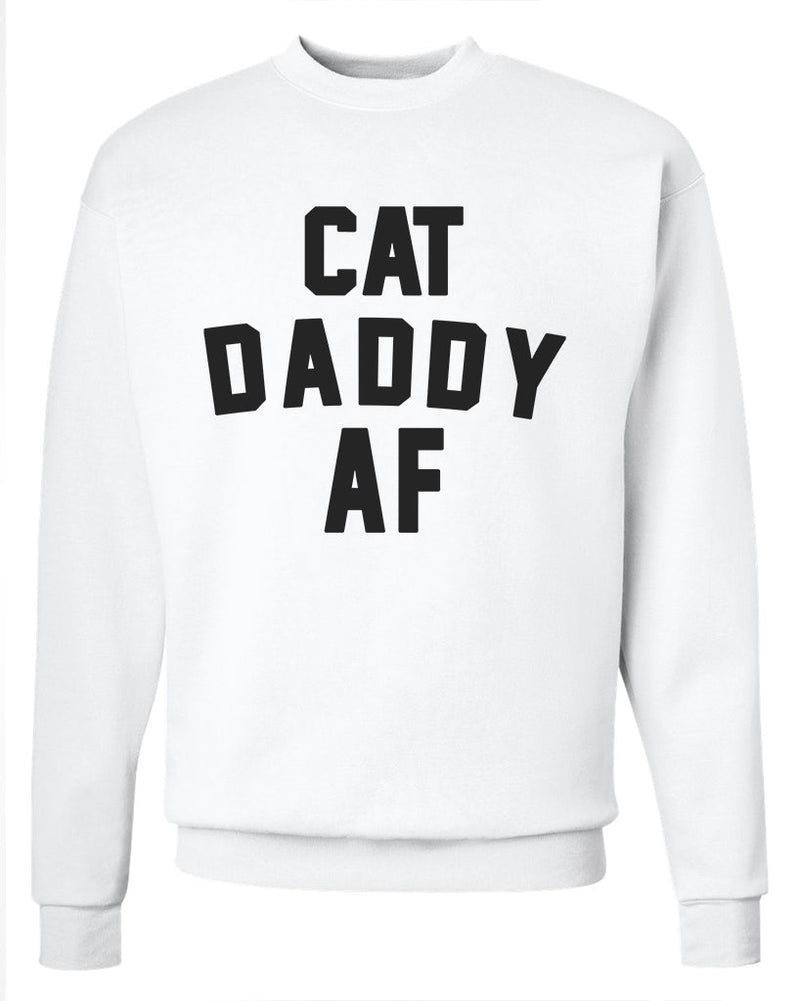 Load image into Gallery viewer, Unisex | Cat Daddy AF | Crewneck Sweatshirt - Arm The Animals Clothing Co.
