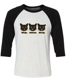 Unisex | Cat Lingo | 3/4 Sleeve Raglan - Arm The Animals Clothing Co.