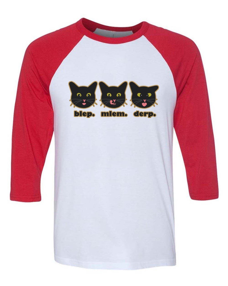 Load image into Gallery viewer, Unisex | Cat Lingo | 3/4 Sleeve Raglan - Arm The Animals Clothing Co.
