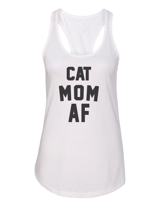Unisex | Cat Mom AF | Ideal Tank Top - Arm The Animals Clothing Co.