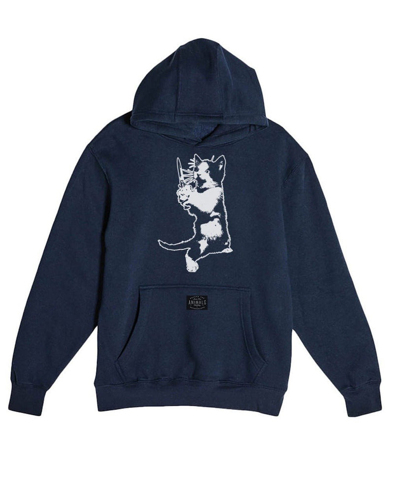 Unisex Cat The Ripper Hoodie Arm The Animals Clothing Co