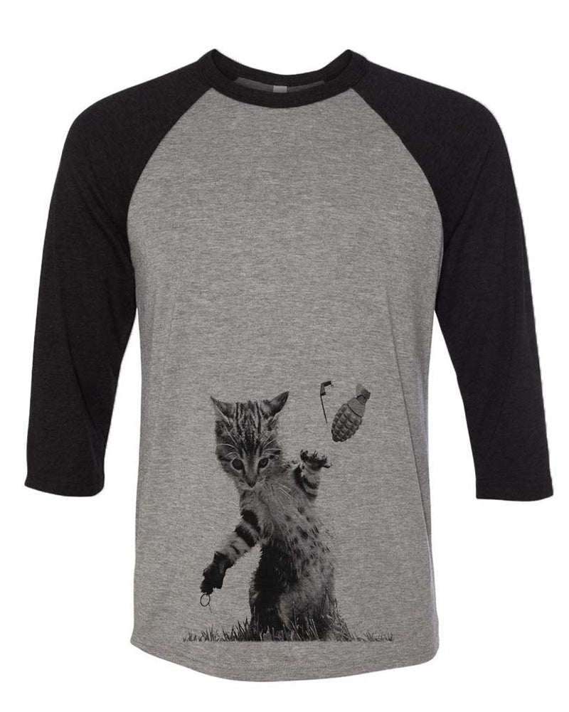 Load image into Gallery viewer, Unisex | Catastrophe 2.0 | 3/4 Sleeve Raglan - Arm The Animals Clothing Co.

