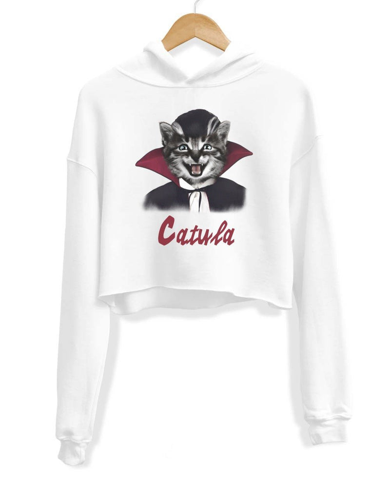 Load image into Gallery viewer, Unisex | Catula | Crop Hoodie - Arm The Animals Clothing Co.
