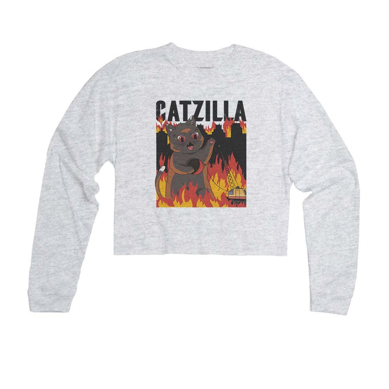 Load image into Gallery viewer, Unisex | Catzilla | Cutie Long Sleeve - Arm The Animals Clothing Co.
