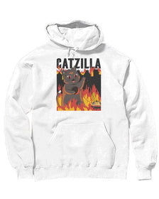 Unisex | Catzilla | Hoodie - Arm The Animals Clothing Co.